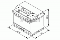 BOSCH 65AH EFB AKKU