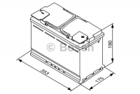 BOSCH BOSCH-AKKU AGM S5 A13 95AH