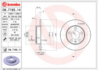 BREMBO TAKAJARRULEVY VAG 230mm