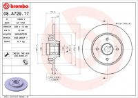 JARRULEVY TAKA (SIS.LAAKERIN+ABS RENKAAN) BREMBO