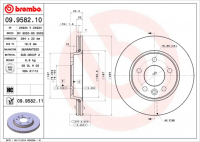 BREMBO TAKAJARRULEVY VW TRANSPORTER T5 294mm