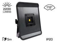 LED-TYÖVALAISIN 30W 5M KUMIKAAPELI IP20