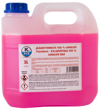 Jäähdytinneste 100% punainen 3L