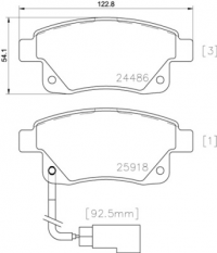 JARRUPALASARJA TAKA BREMBO (SIS. ASENNUSSARJAN)