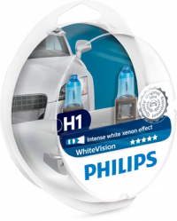 PHILIPS H1-polttimo 12V 55W WHITE Vision +60%, sarja