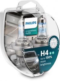 POLTTIMOPARI H4 PHILIPS X-TREME VISION PRO 150%