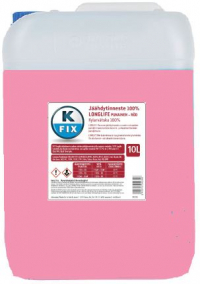 Jäähdytinneste 100% punainen 10L
