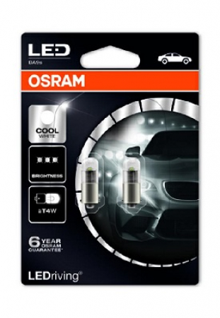OSRAM T4W LED 6000K 2KPL PT