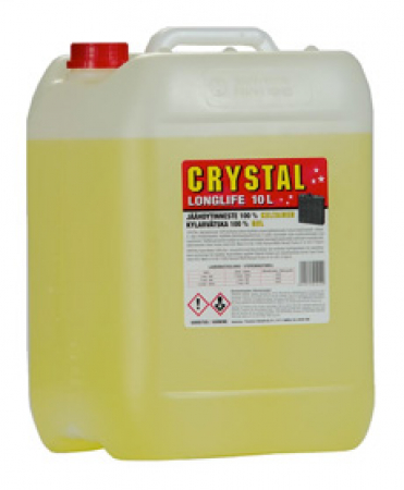 CRYSTAL LONGLIFE JÄÄHDYTINNESTE 100% KELTAINEN 10L