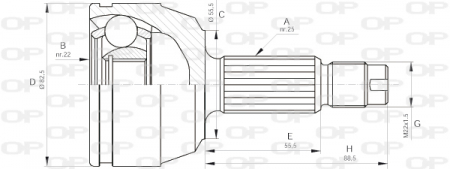 VETONIVEL ULOMPI FORD ESCORT 90-02