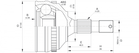 VETONIVEL ULOMPI PEUGEOT 406 2,0-