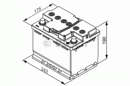 BOSCH BOSCH-AKKU AGM S5 A05 60AH