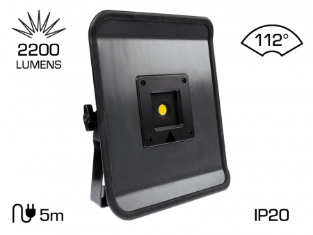 LED-TYÖVALAISIN 30W 5M KUMIKAAPELI IP20