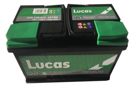 LUCAS KÄYNNISTYSAKKU 72AH 