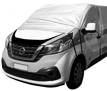 PAKETTIAUTON TUULILASIPEITE 200 x 172 cm/ sivuikkunan kork. 64 cm