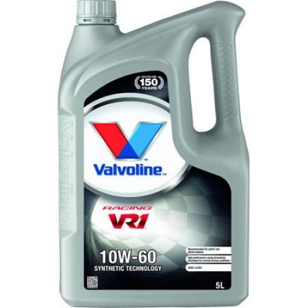 Valvoline VR1 Racing 10W-60 moottoriöljy 5L