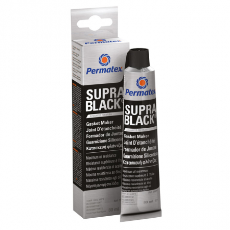 SUPRA BLACK TIIVISTESILIKONI 80ML