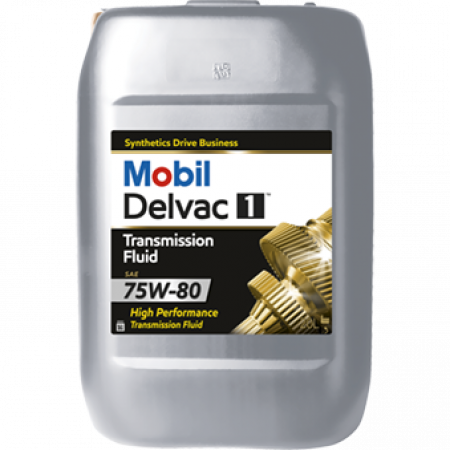 MOBIL DELVAC 1 TRANSMISSION FLUID 75W80 20L
